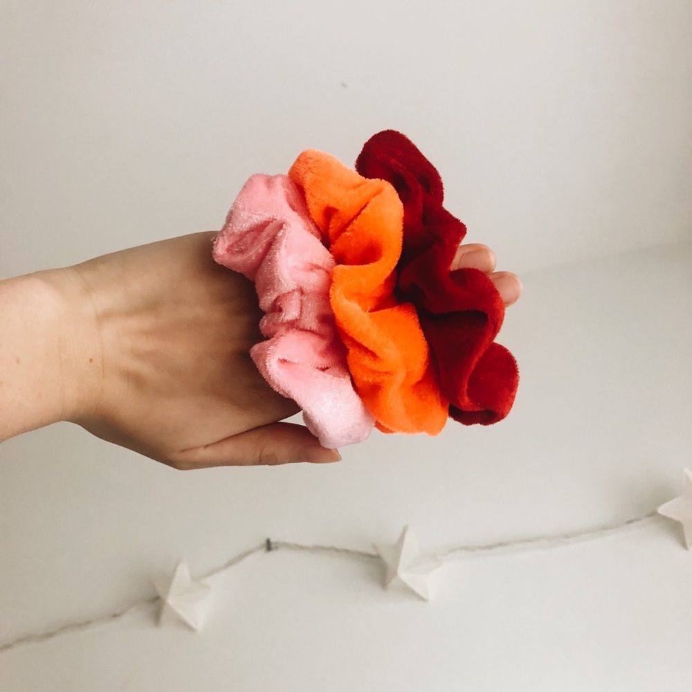 3 Scrunchies Bundle ROSY